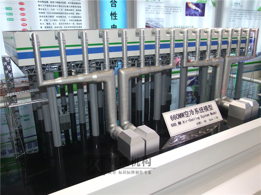 國電集團600MW空冷系統模型