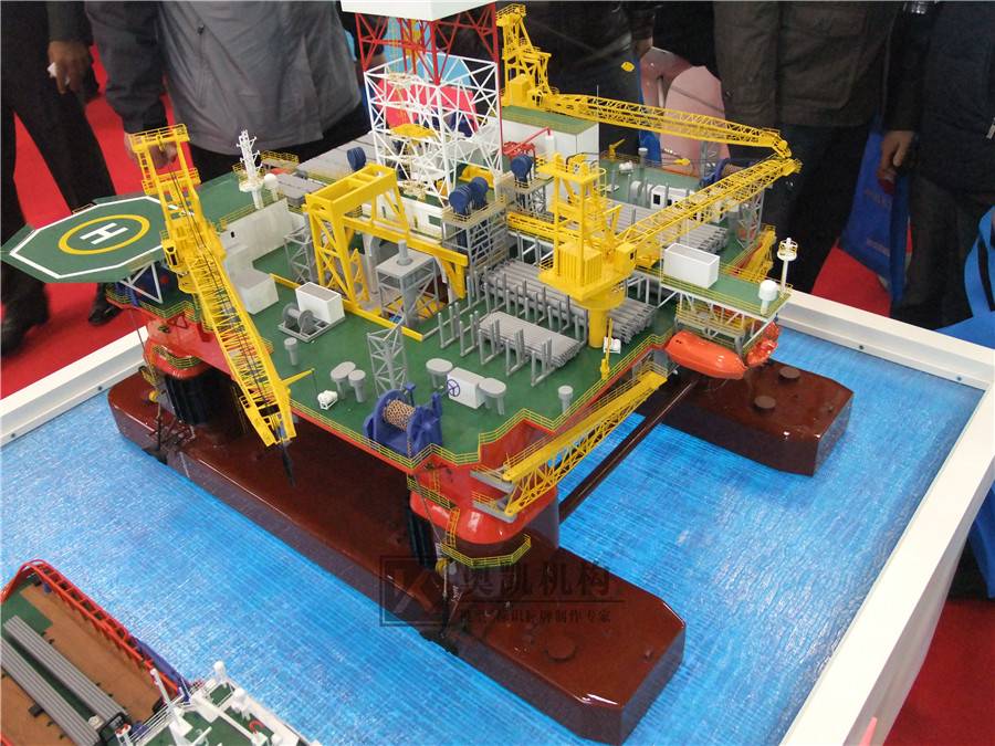 海上石油鉆井平臺模型