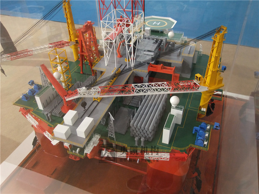 海上石油鉆井平臺模型